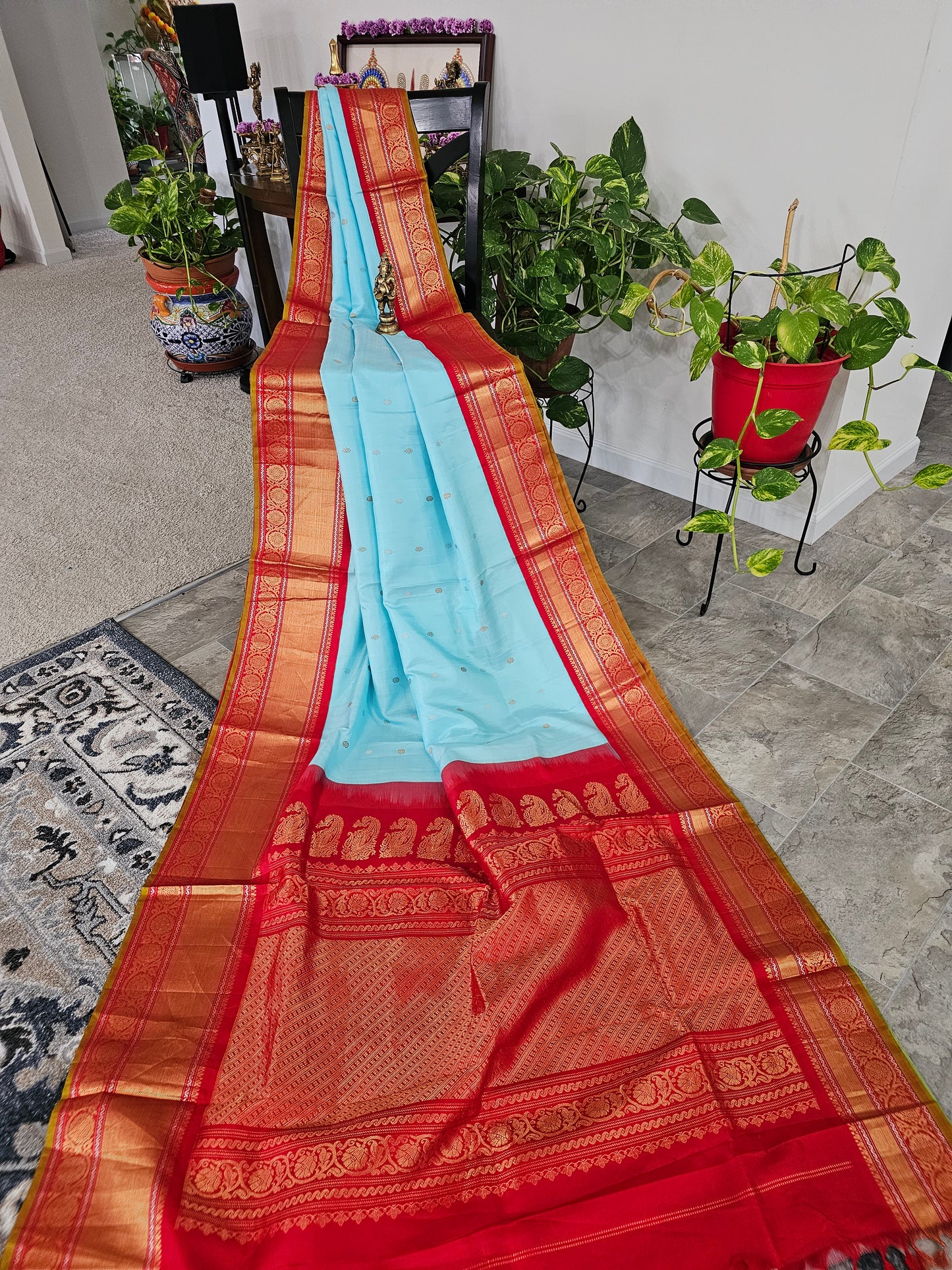 Pure Kuttu Gadwal Silk