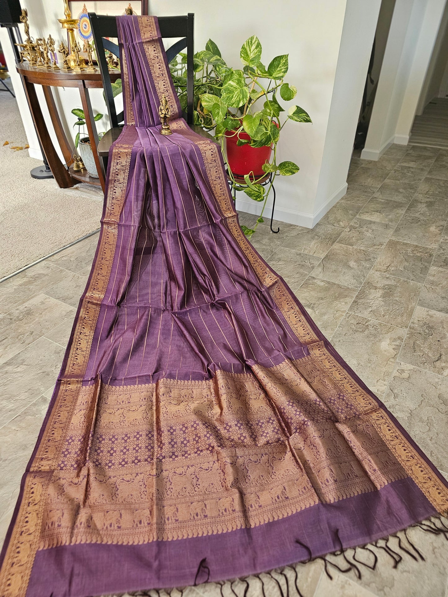Pure Silk Cotton - Lavender color