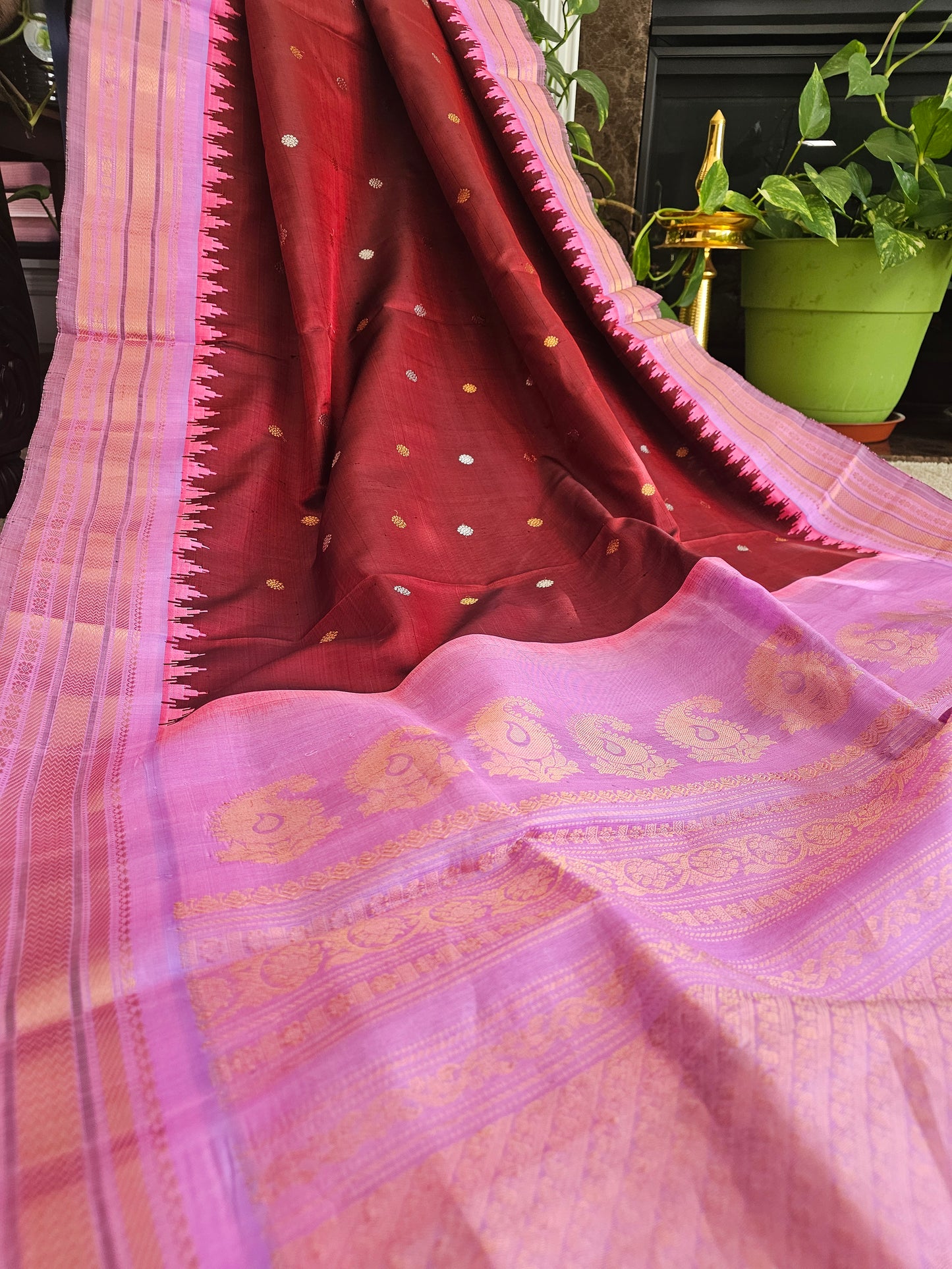 Pure Gadwal silk