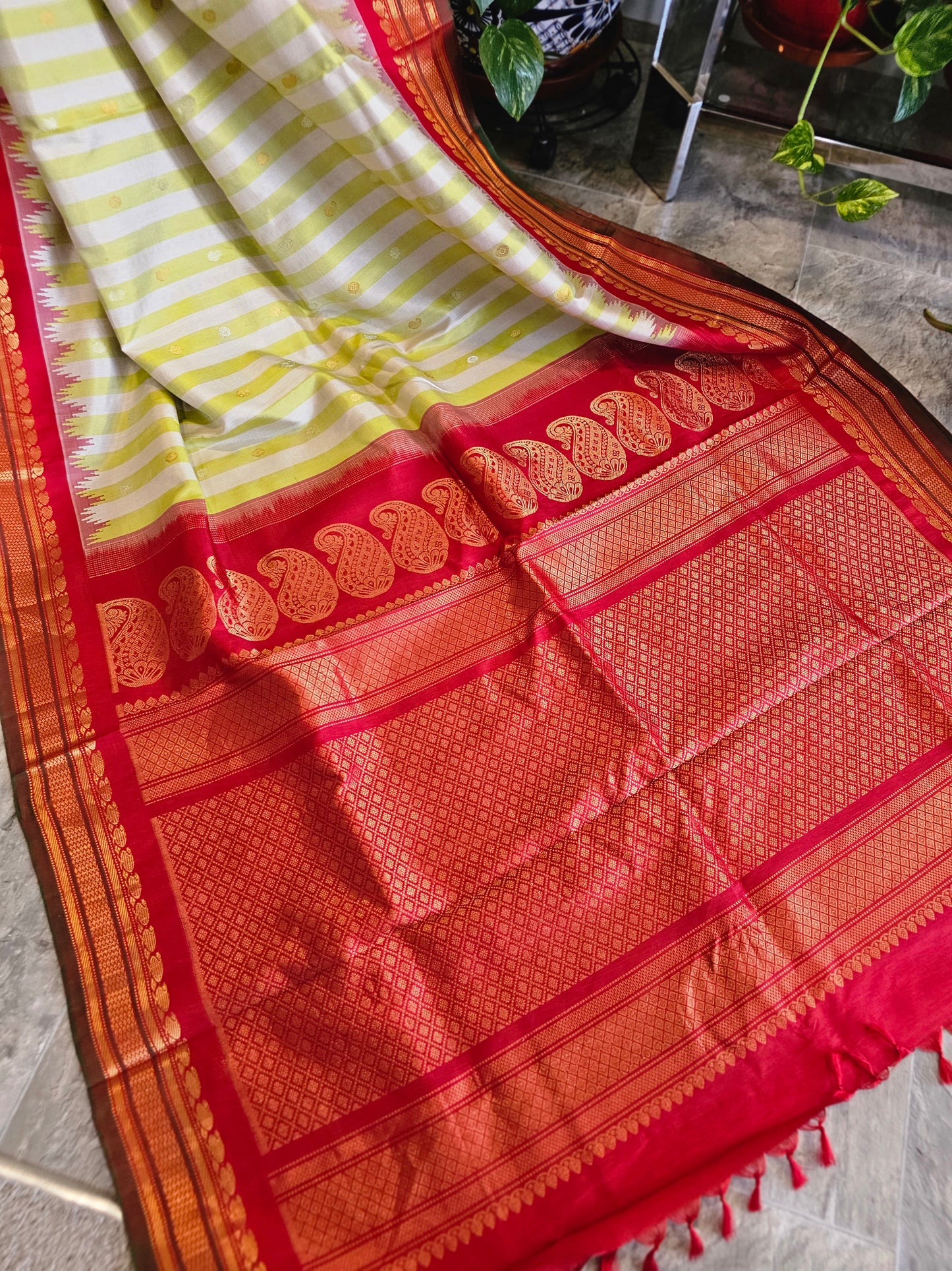 Pure Gadwal Silk