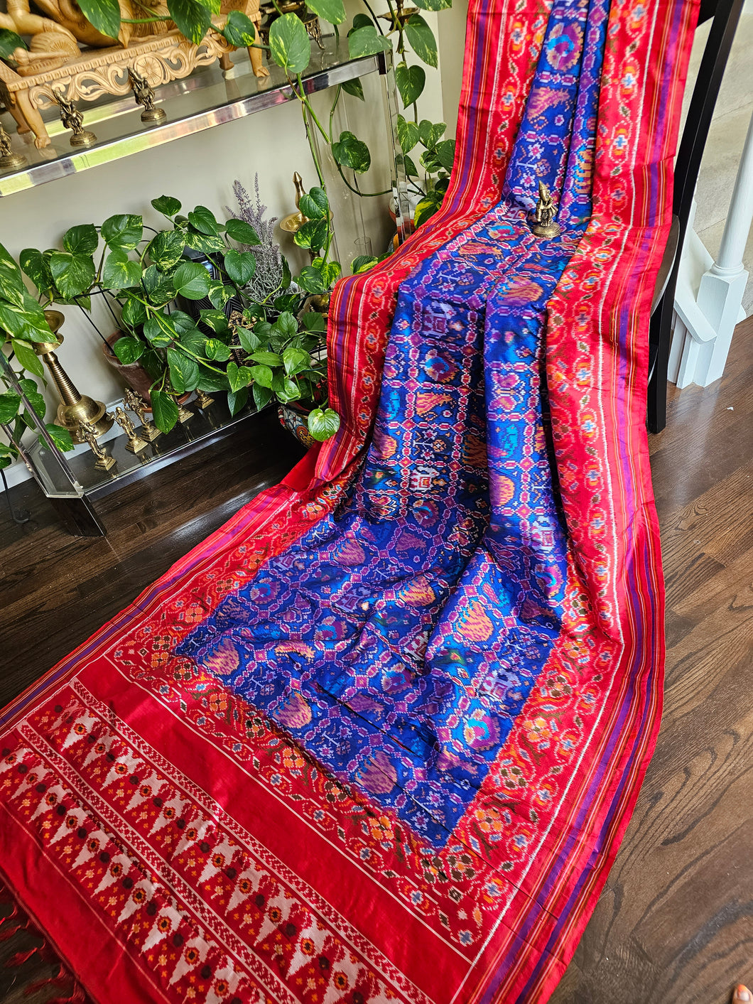 Pure Single Ikkat Silk