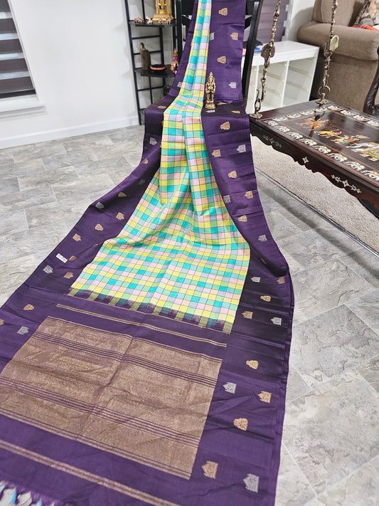 Pure Kanchi Pattu -Casatta style
