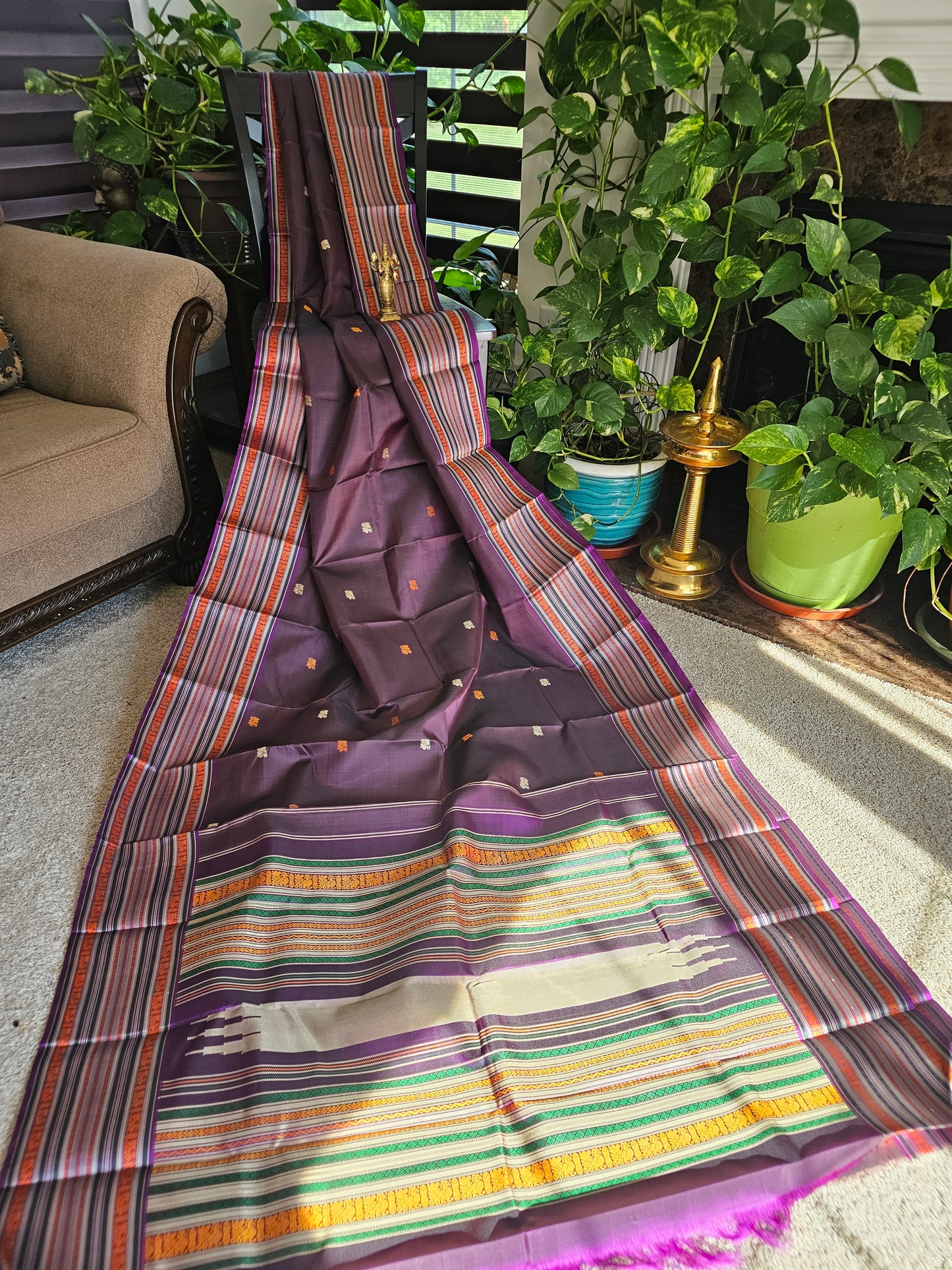 Pure Kanchi threadwork