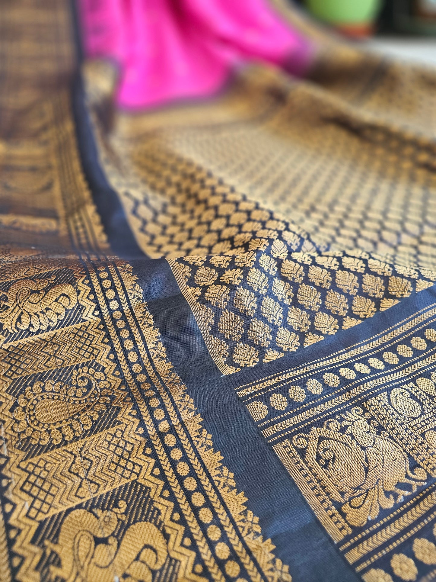 Pure Gadwal Silk