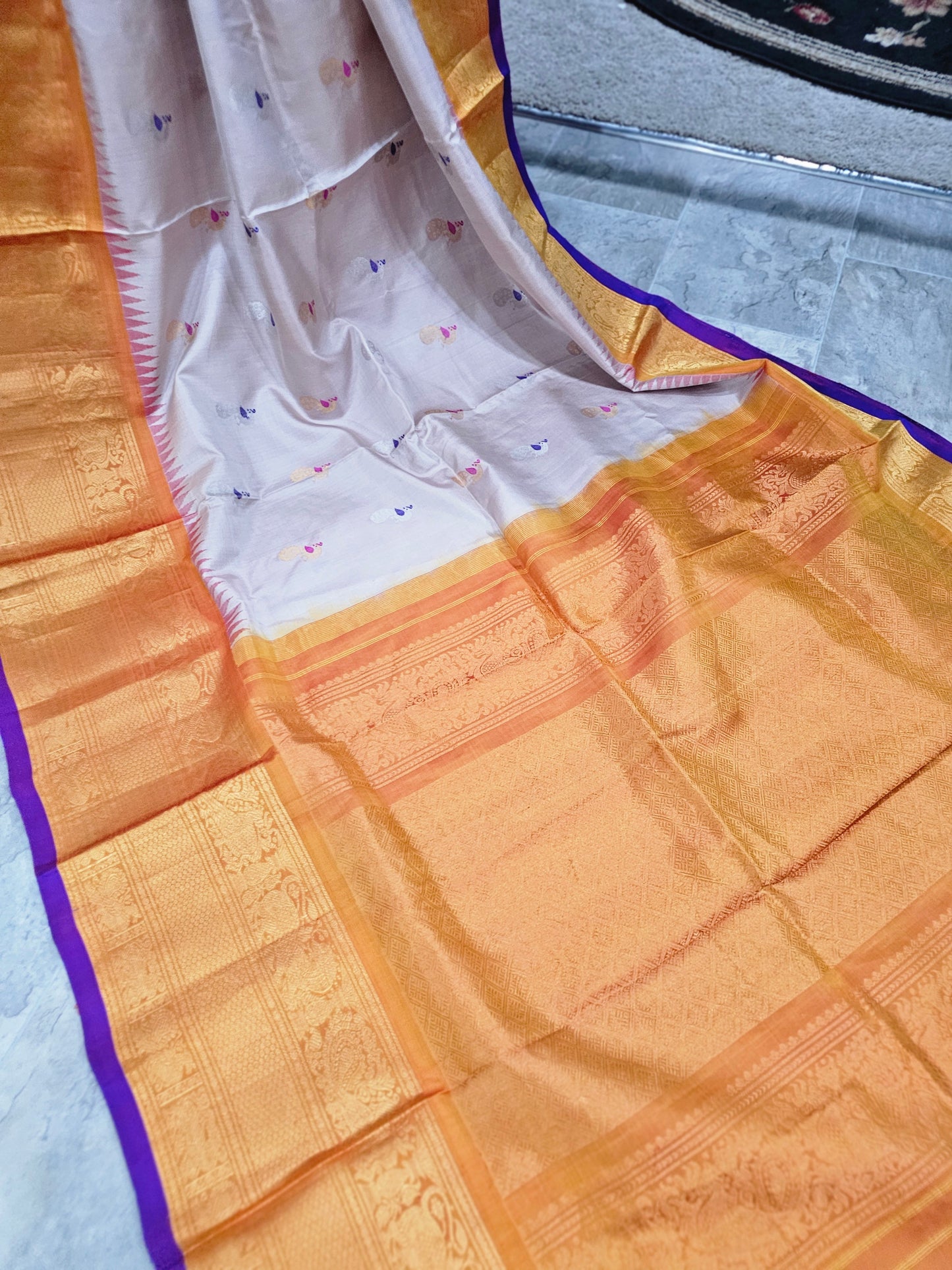 Pure gadwal silk
