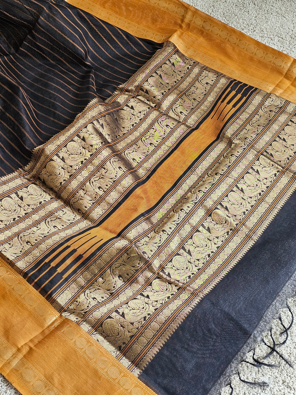 Pure kanchi silk cotton