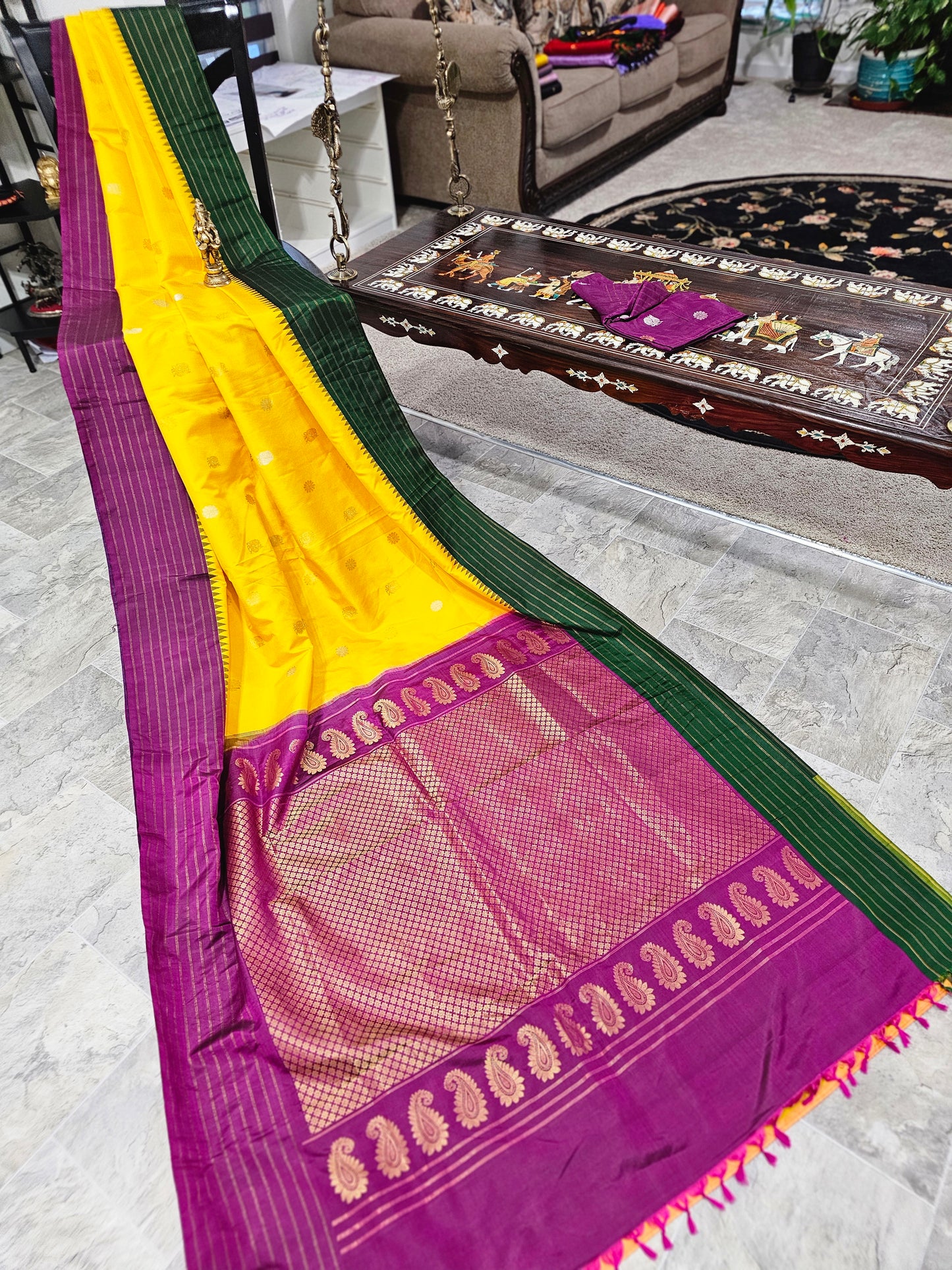Pure Gadwal Silk
