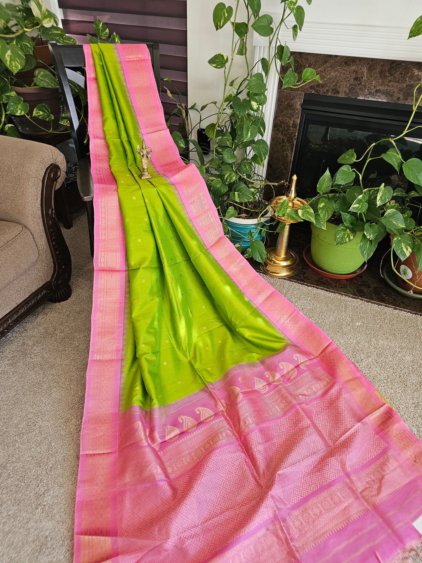 Pure gadwal silk