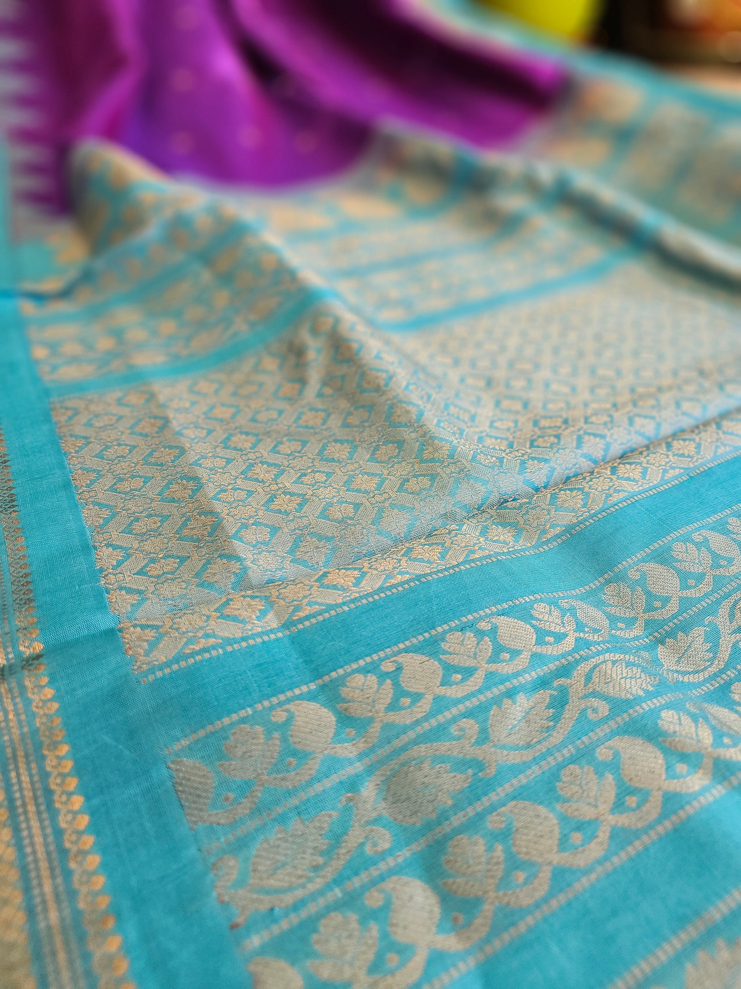 Pure gadwal silk